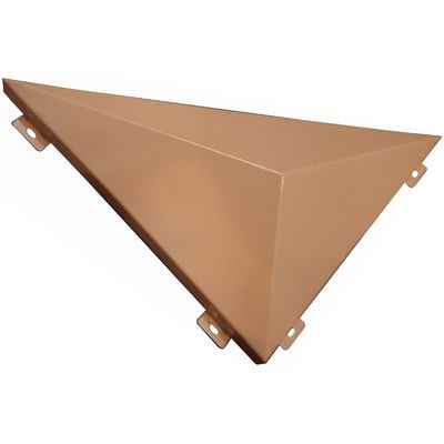 Αγορά Τριγωνικό σχήμα 3D επιφάνειας φύλλα αλουμινίου προσαρμοσμένα για διακόσμηση κτιρίων online manufacture