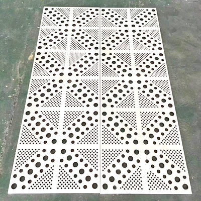 1.5 mm έως 5.0 mm διάτρητα πάνελ επένδυσης αλουμινίου για διακόσμηση αρχιτεκτονικών προσόφων